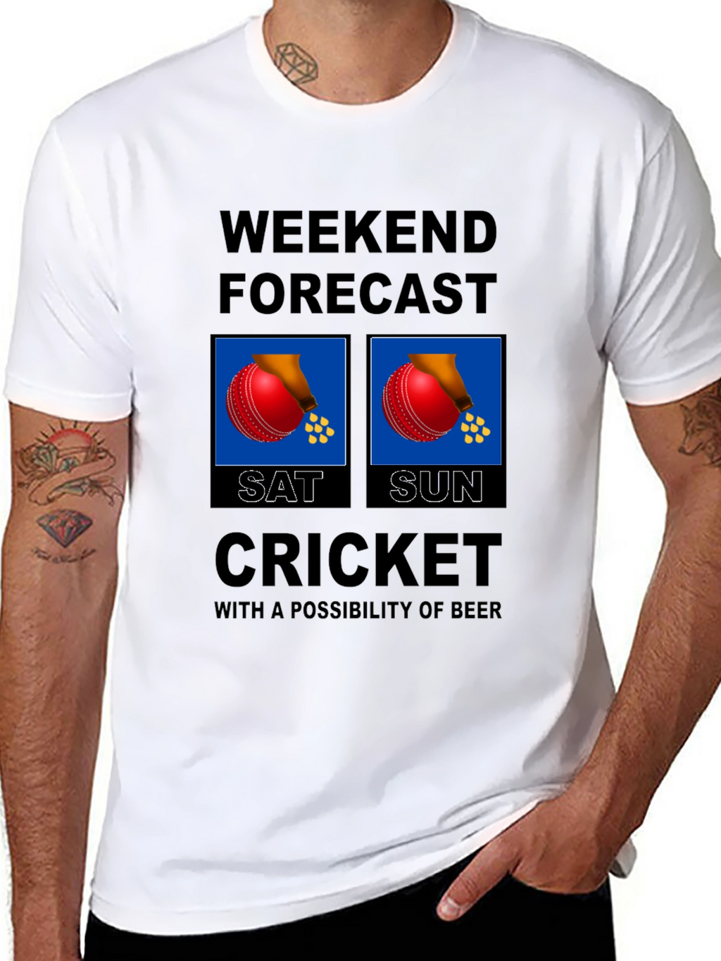 Weekend Cricket Forecast T-Shirt