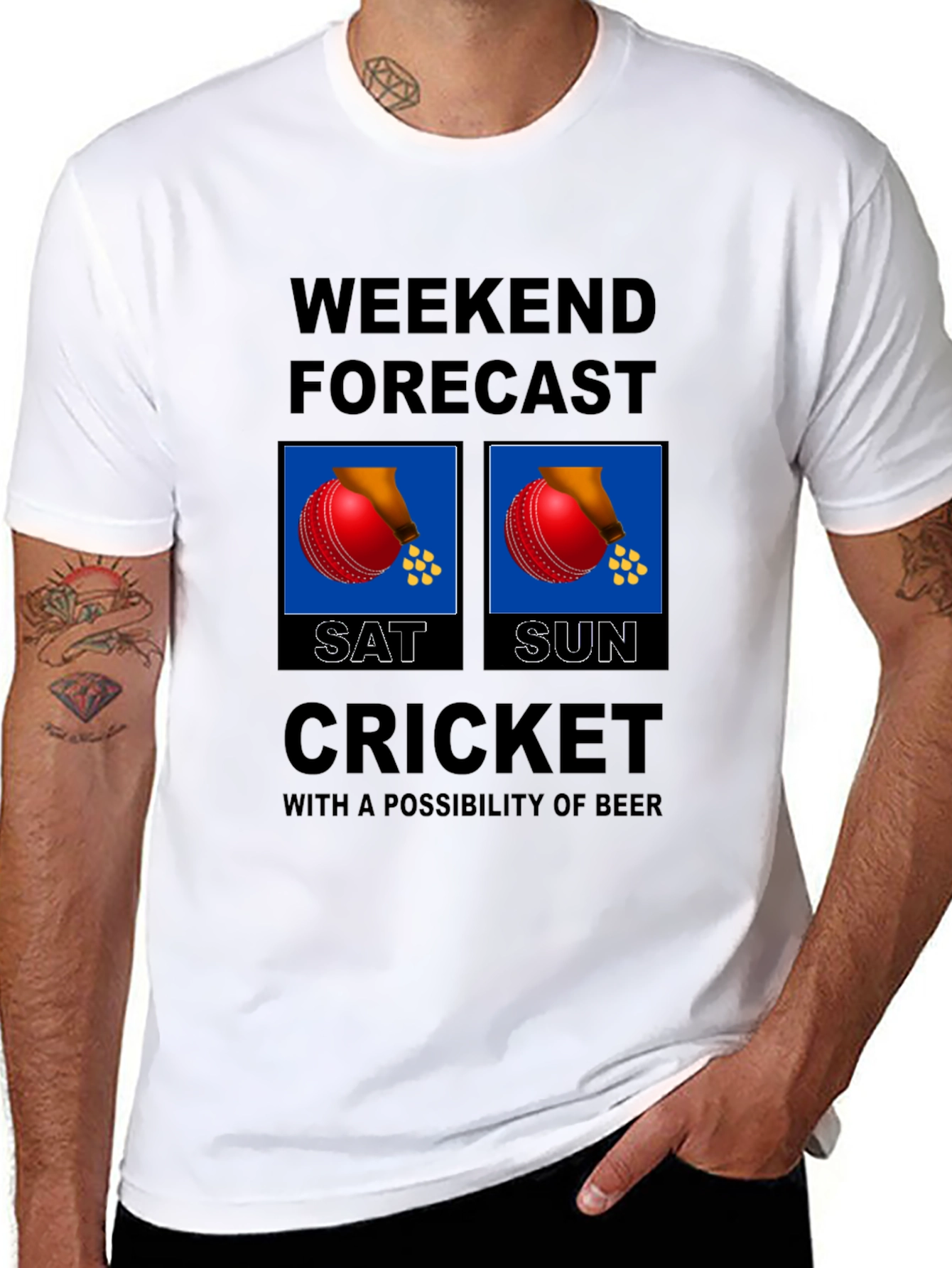 Weekend Cricket Forecast T-Shirt