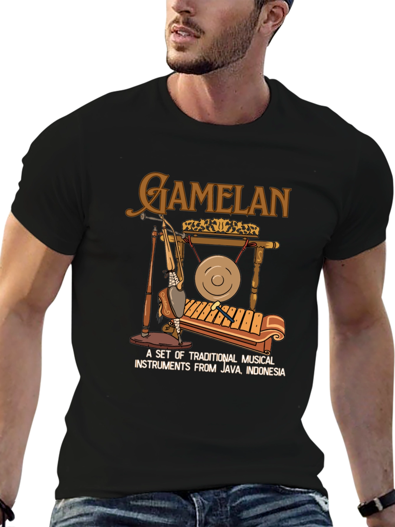Gamelan Musical Instrument Graphic Tee