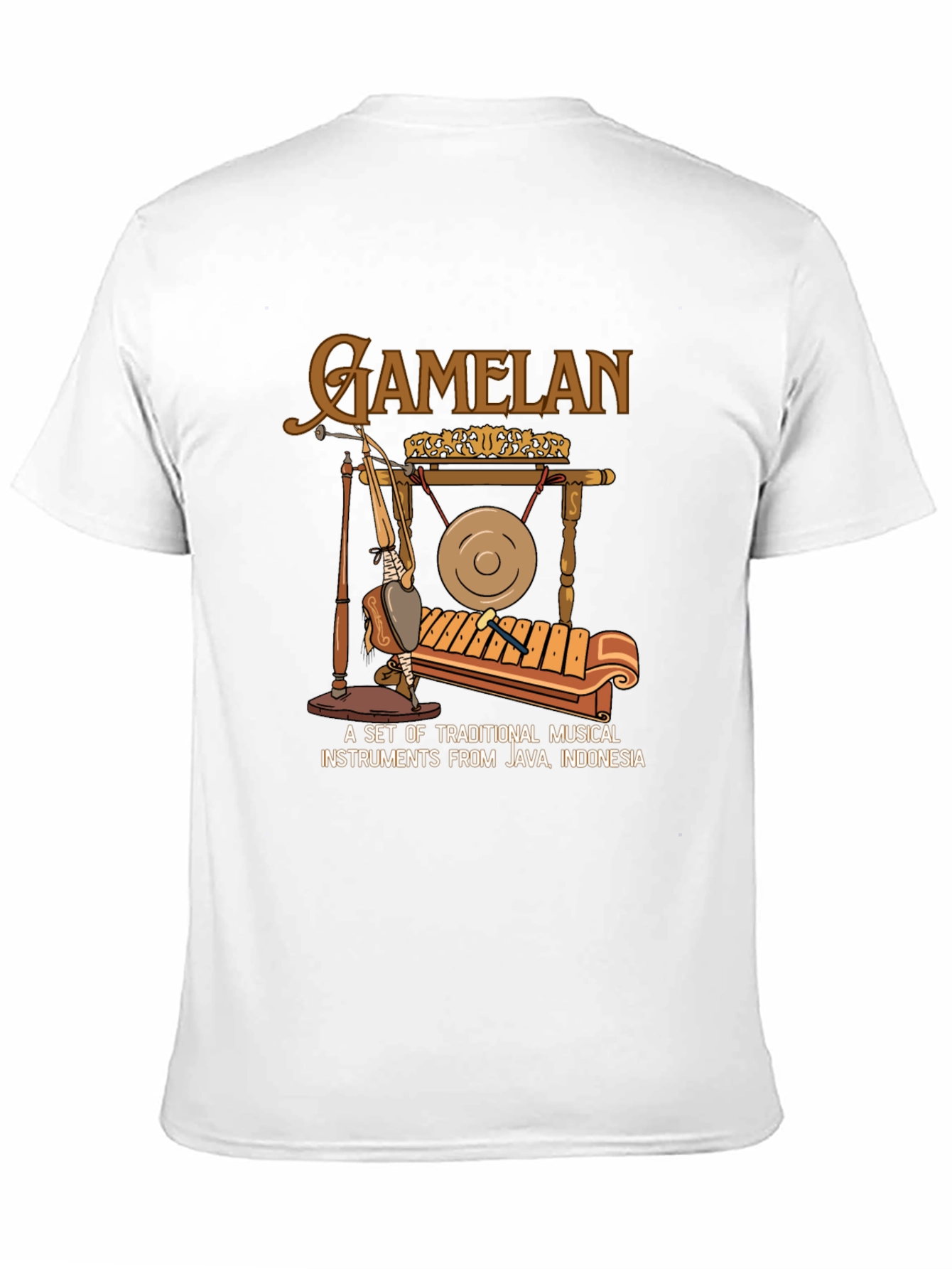 Gamelan Musical Instrument Graphic Tee
