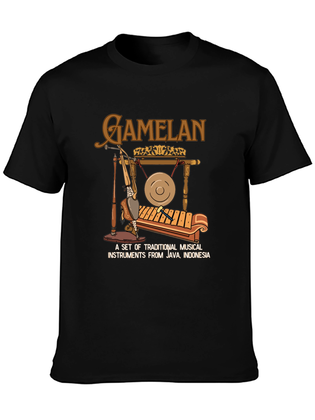 Gamelan Musical Instrument Graphic Tee