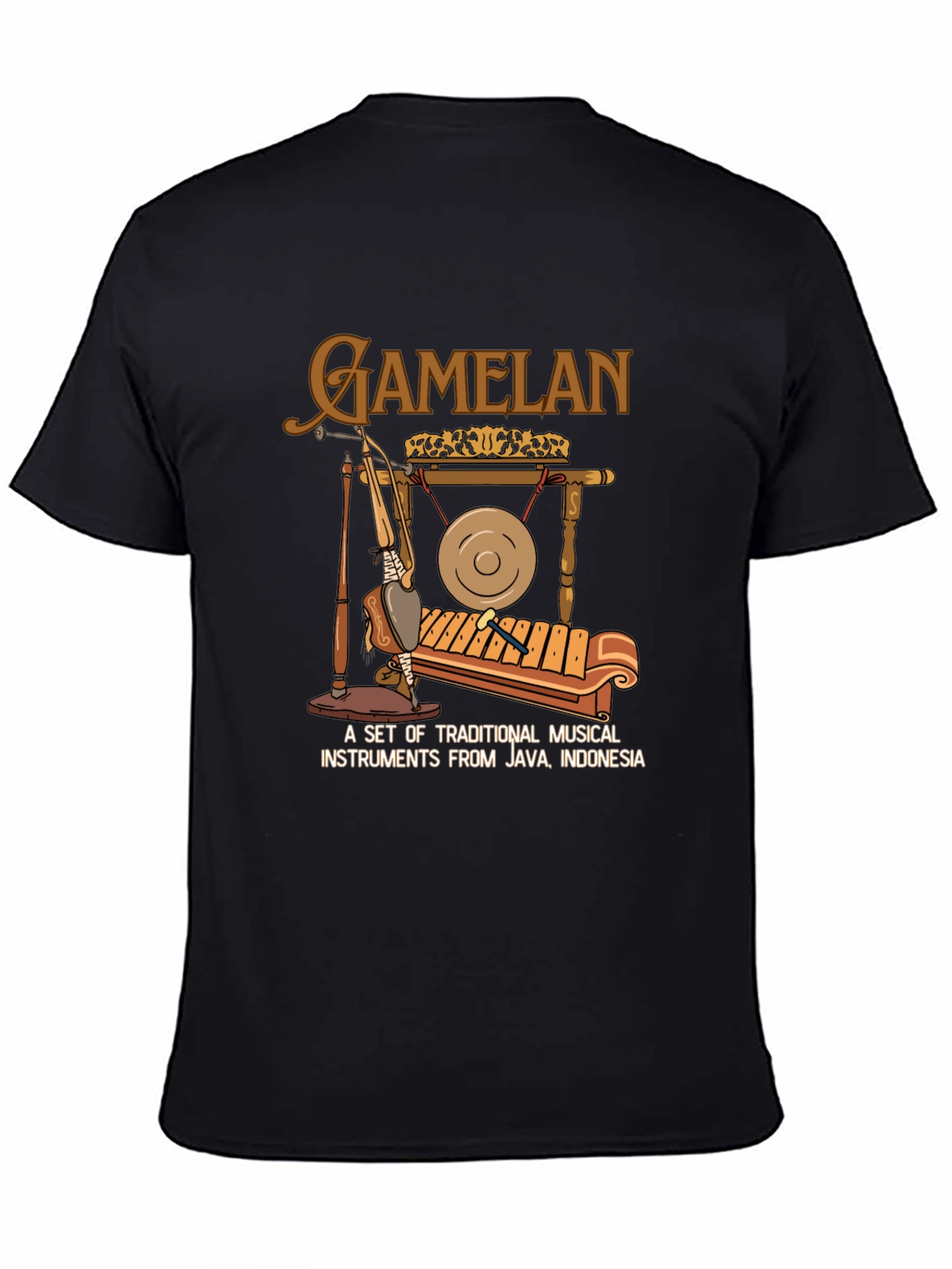 Gamelan Musical Instrument Graphic Tee