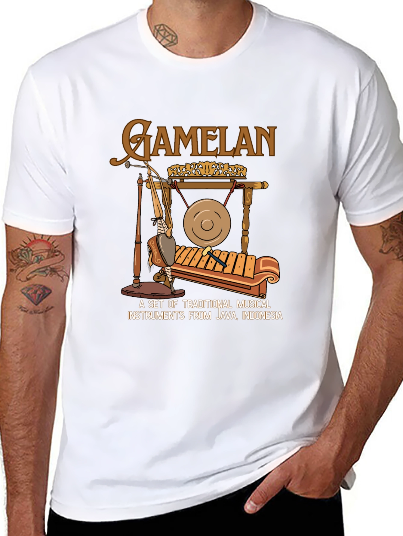 Gamelan Musical Instrument Graphic Tee