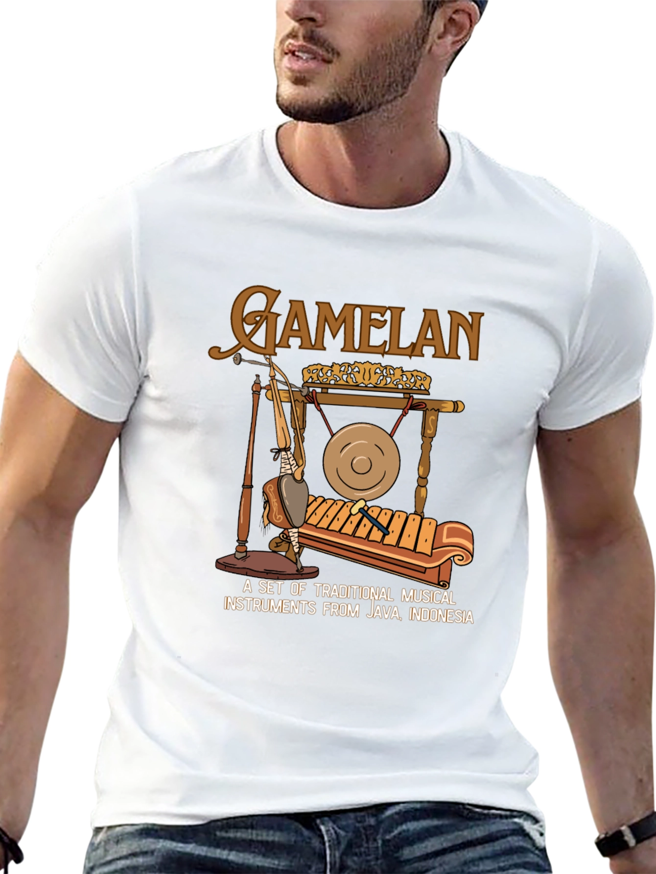 Gamelan Musical Instrument Graphic Tee