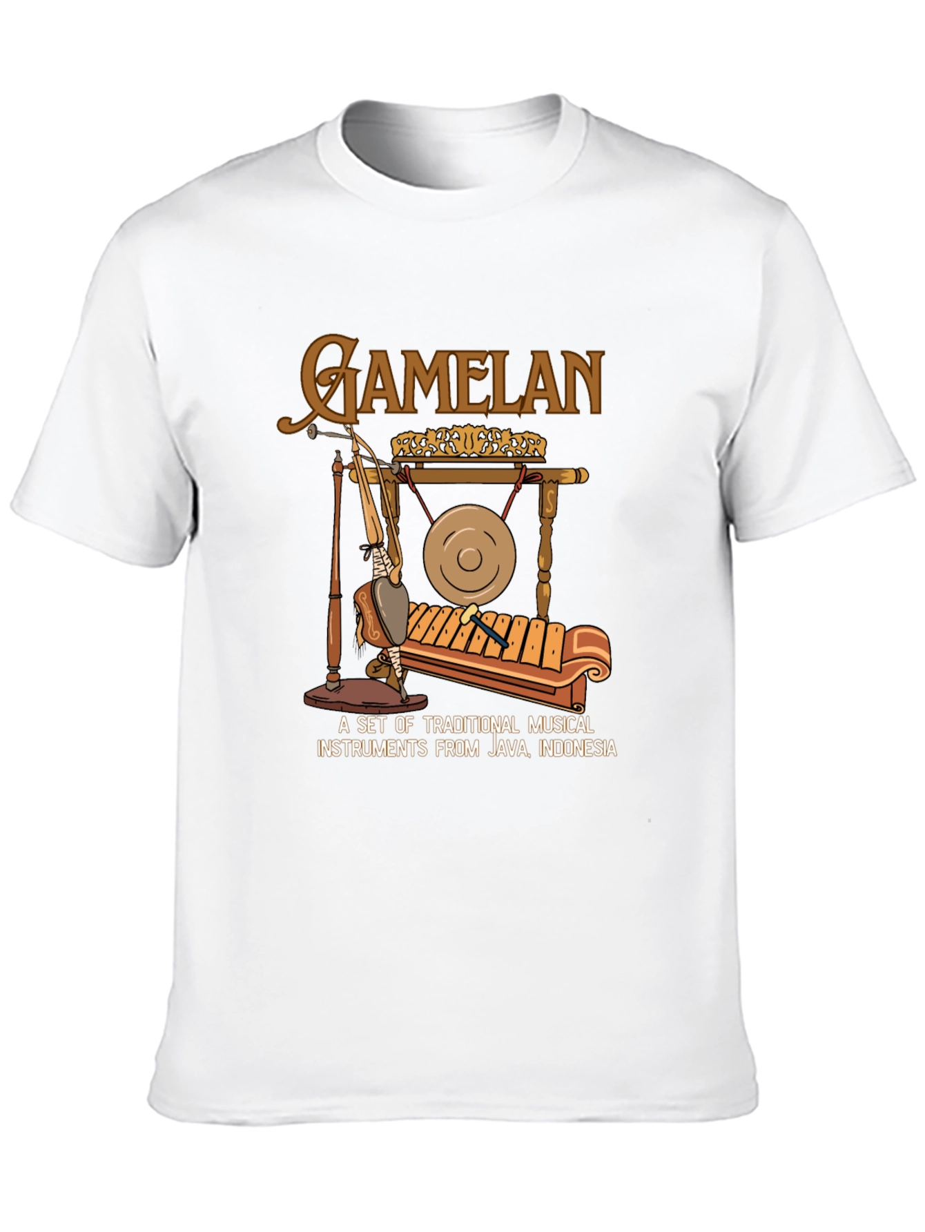 Gamelan Musical Instrument Graphic Tee