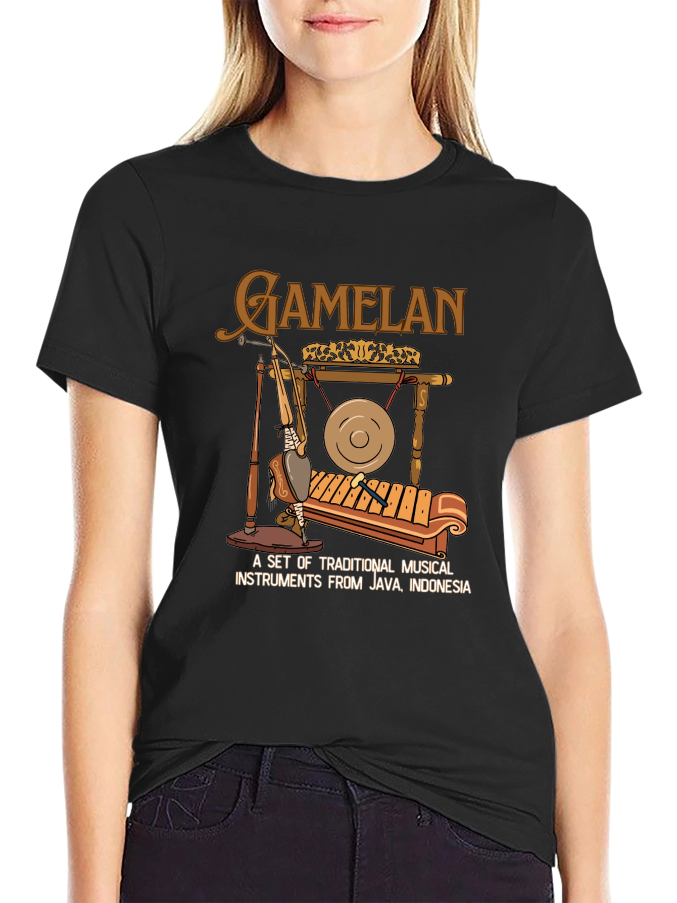 Gamelan Musical Instrument Graphic Tee
