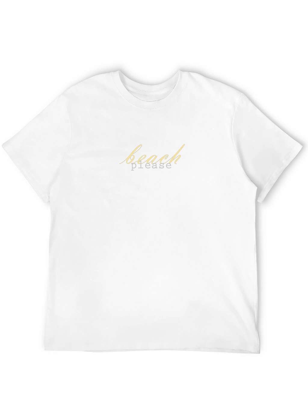 Beach Please Graphic Tee - Stylish Mens Black T-Shirt