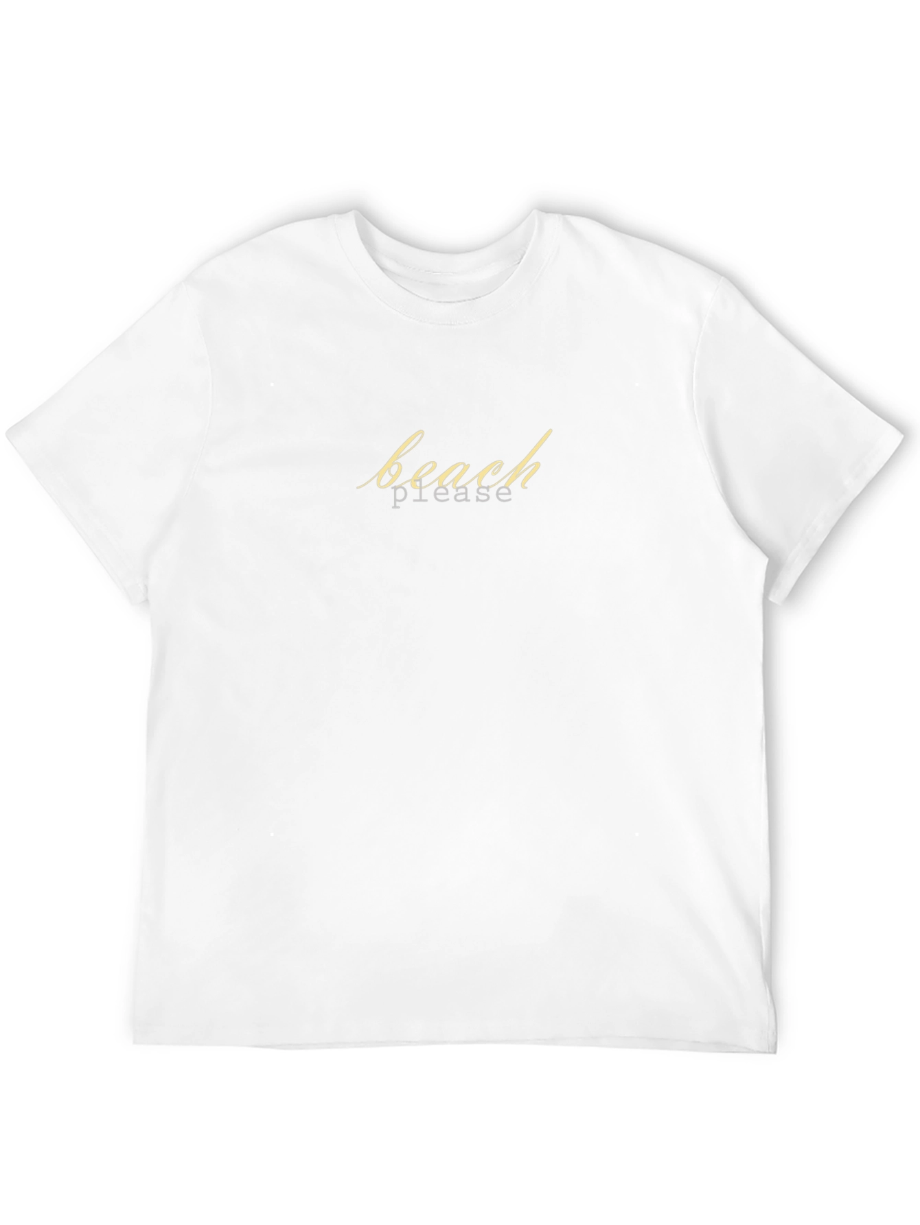 Beach Please Graphic Tee - Stylish Mens Black T-Shirt