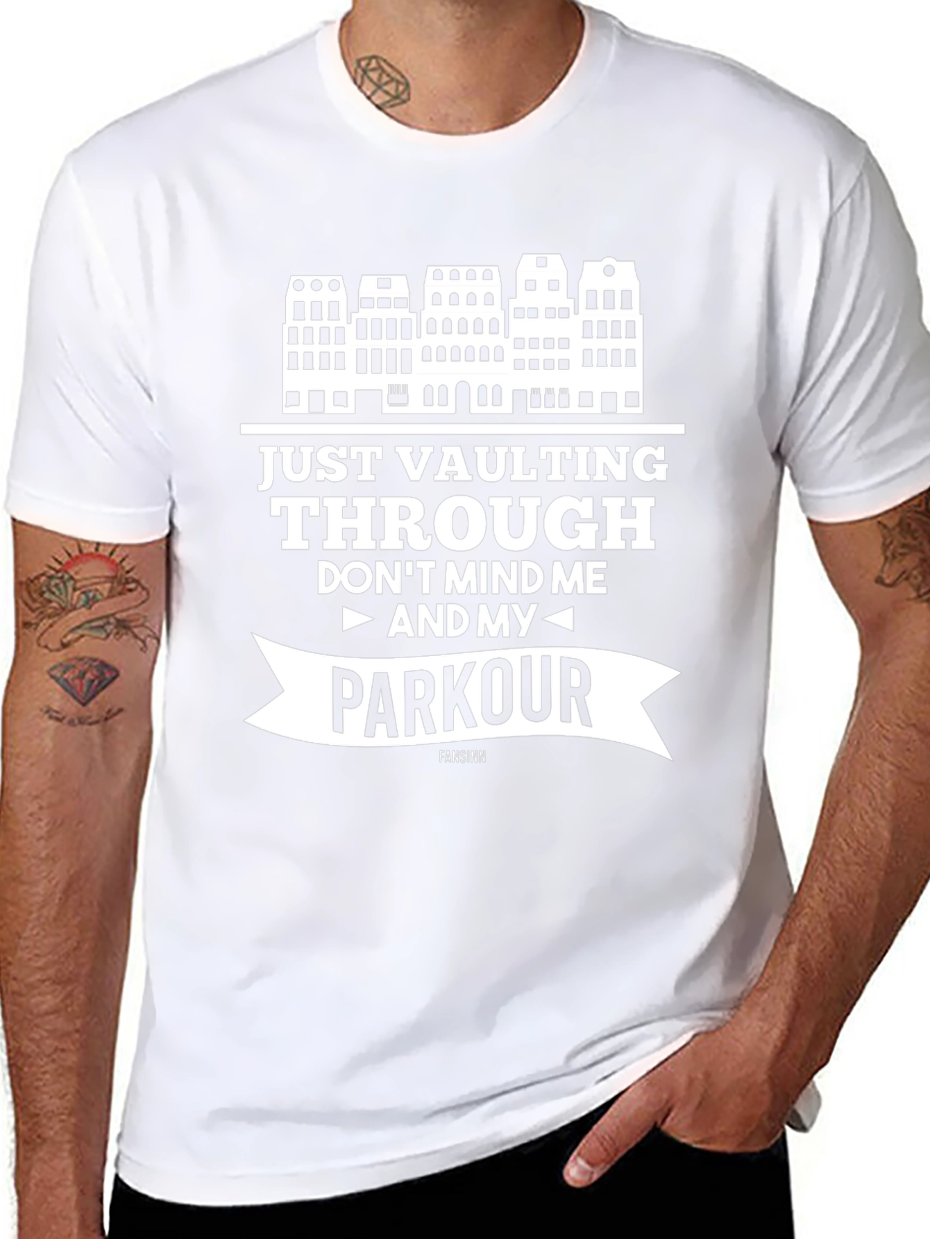 Parkour Graphic T-Shirt - Just Vaulting Through