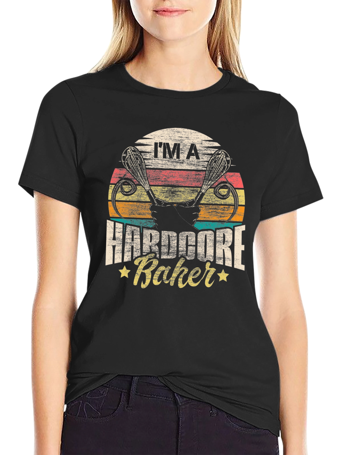 Hardcore Baker T-Shirt - Baking Enthusiast Apparel