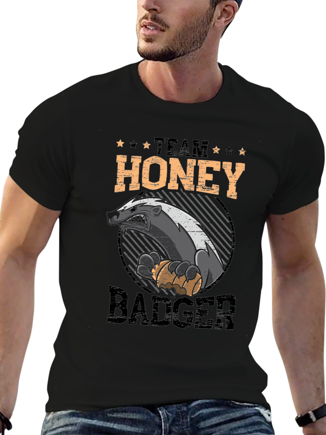 Team Honey Badger Graphic T-Shirt
