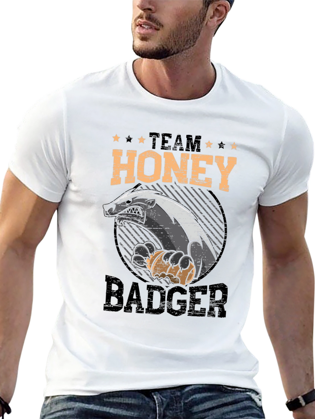 Team Honey Badger Graphic T-Shirt