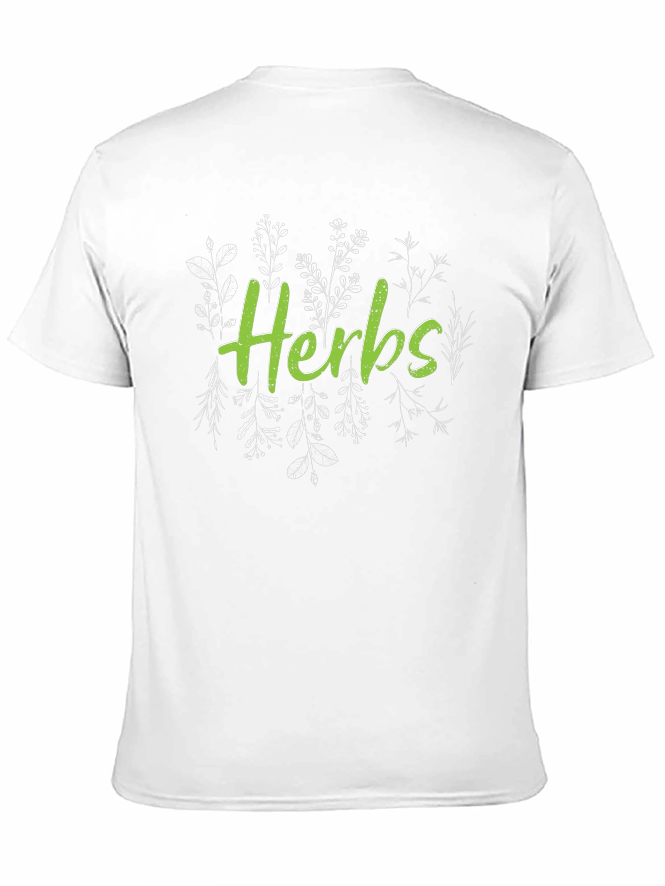 Herbs Graphic T-Shirt - Botanical Design