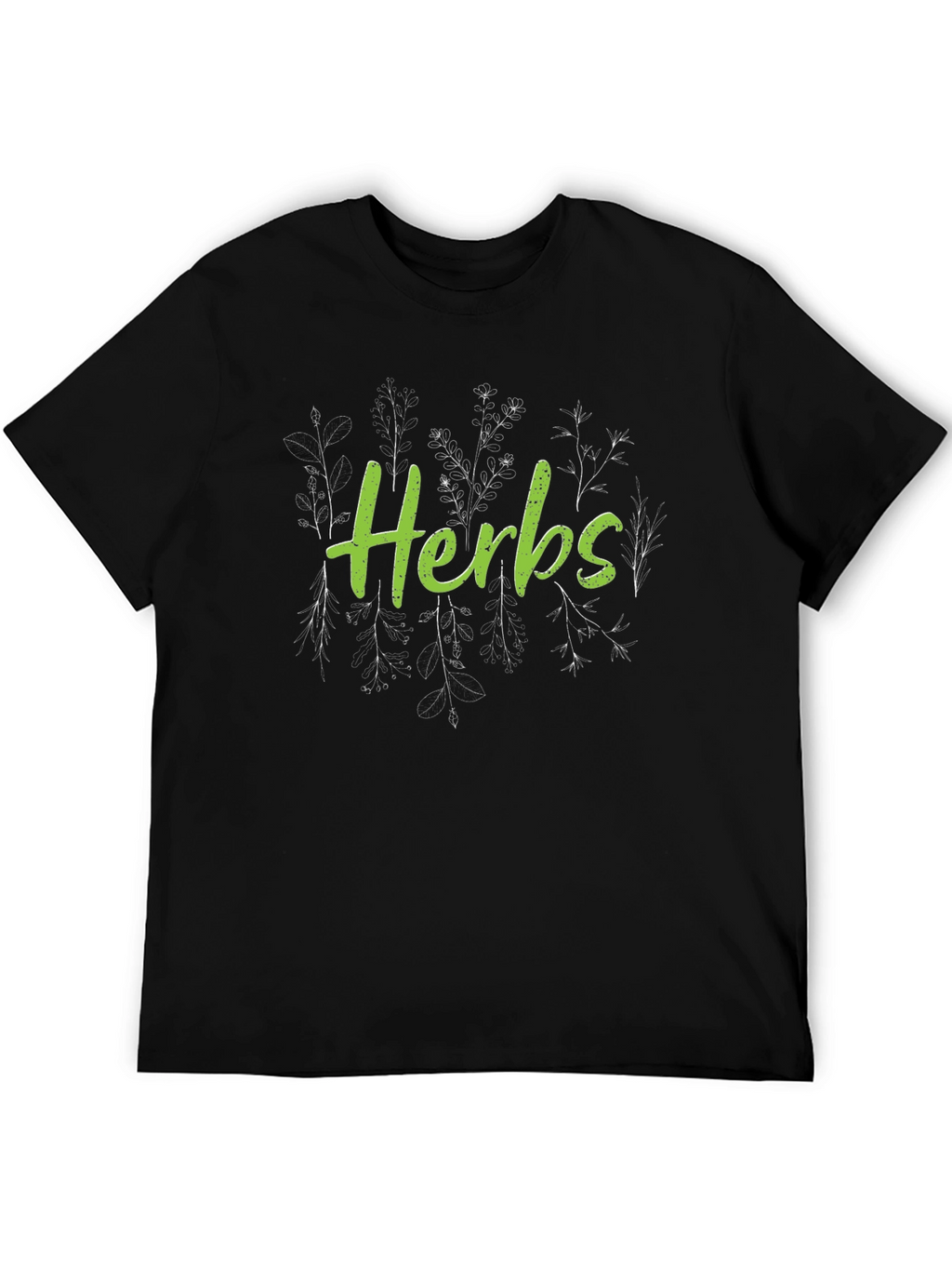 Herbs Graphic T-Shirt - Botanical Design