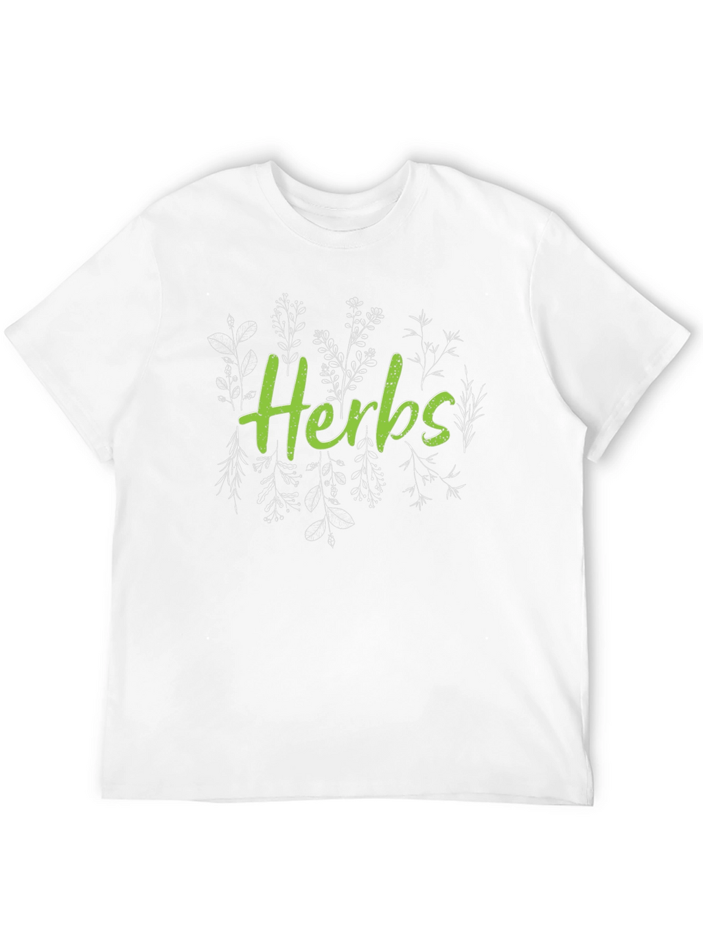 Herbs Graphic T-Shirt - Botanical Design