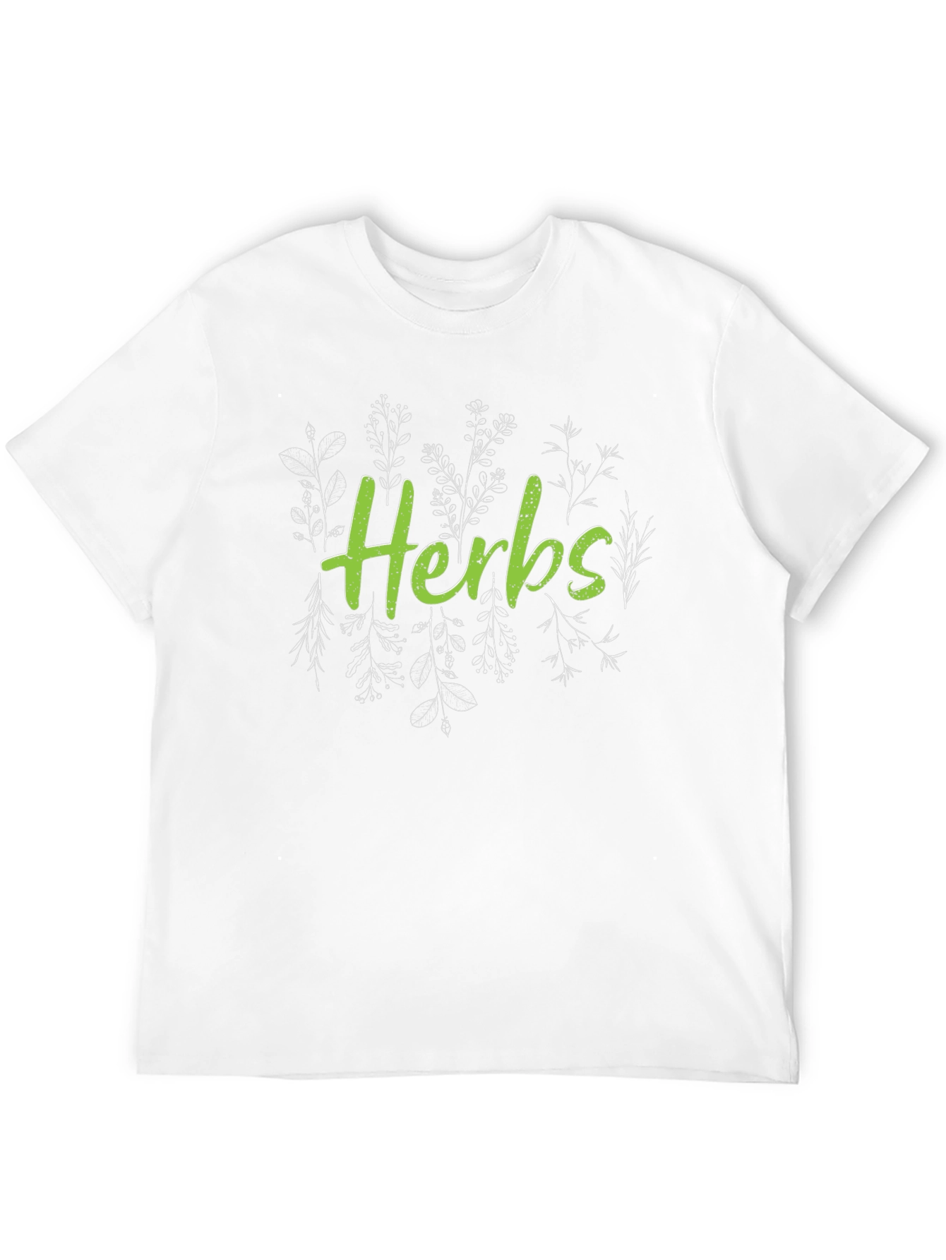 Herbs Graphic T-Shirt - Botanical Design