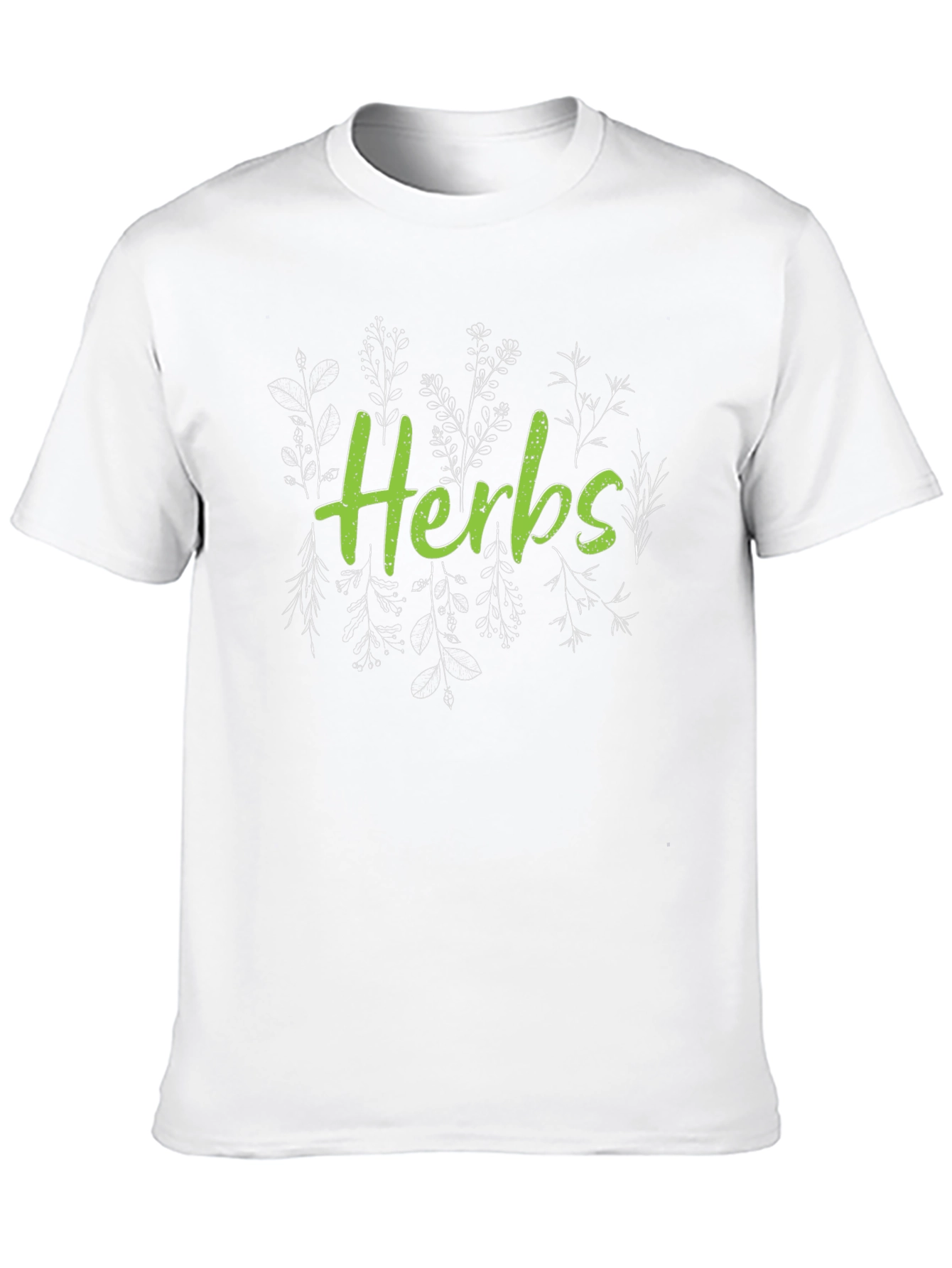 Herbs Graphic T-Shirt - Botanical Design