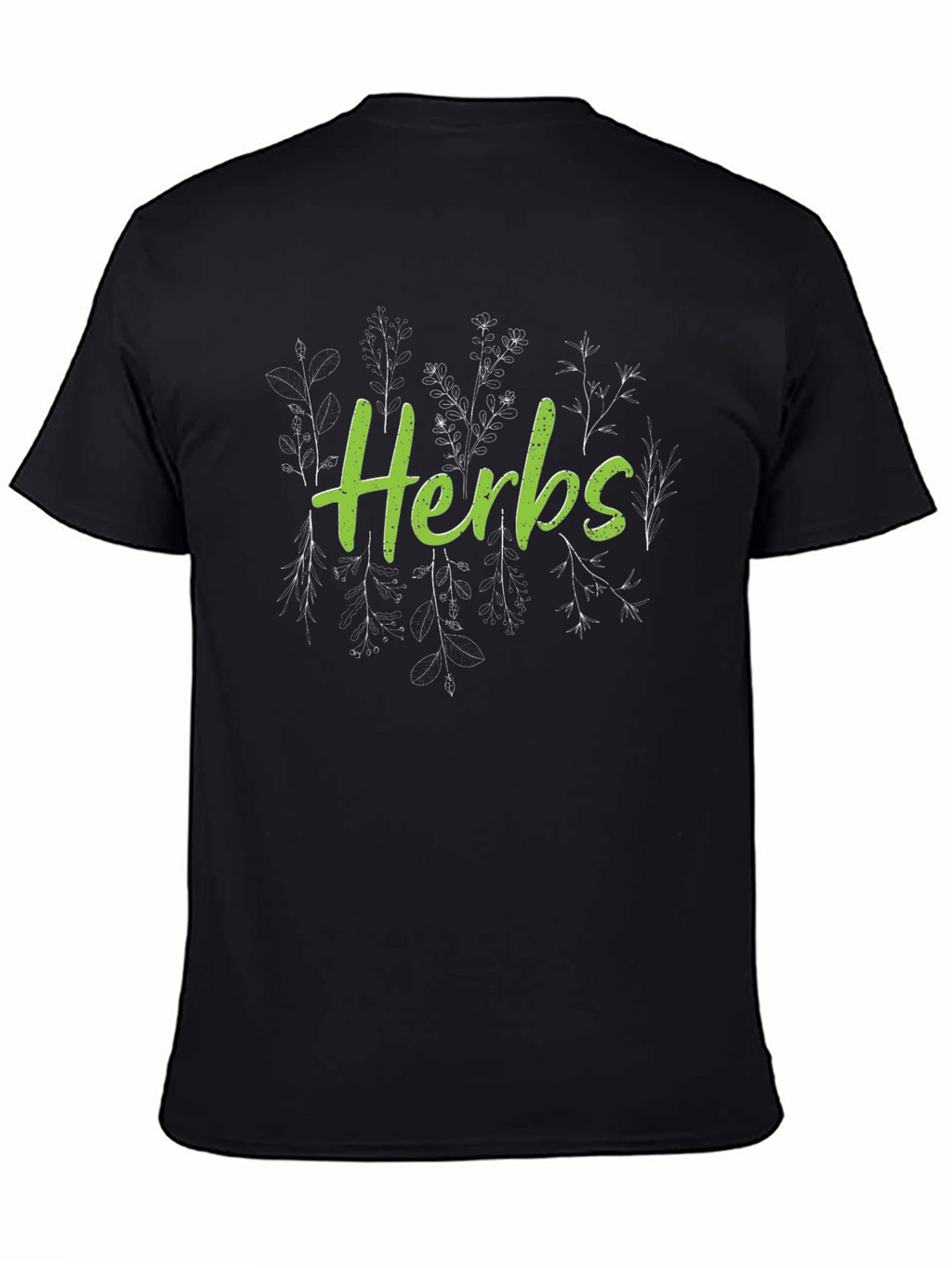 Herbs Graphic T-Shirt - Botanical Design