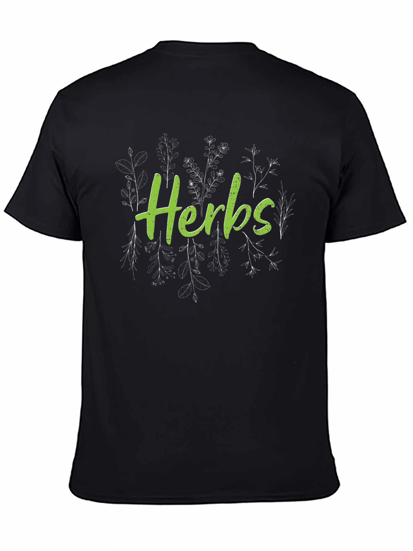Herbs Graphic T-Shirt - Botanical Design