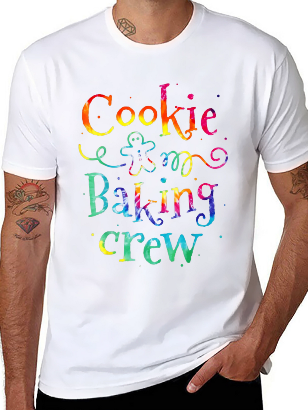 Cookie Baking Crew Tie-Dye T-Shirt