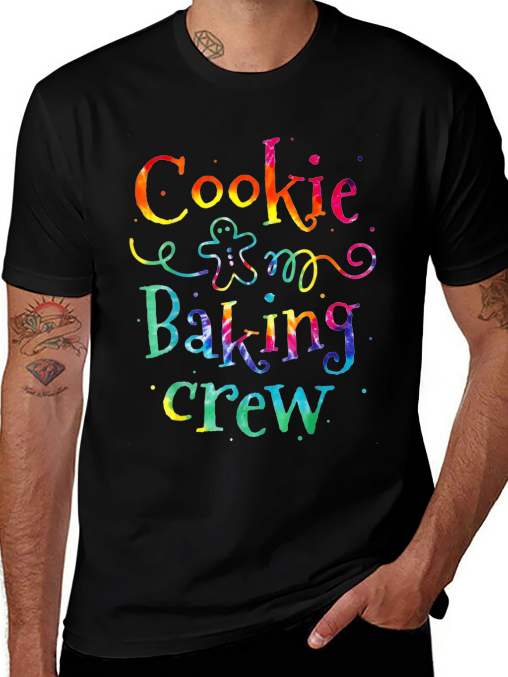 Cookie Baking Crew Tie-Dye T-Shirt