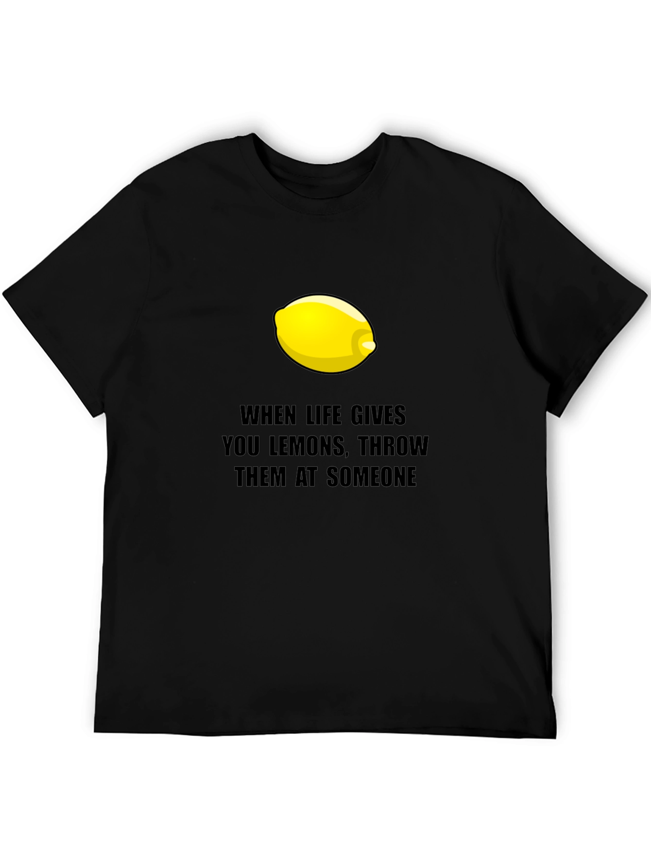 Funny Lemon Graphic T-Shirt - When Life Gives You Lemons