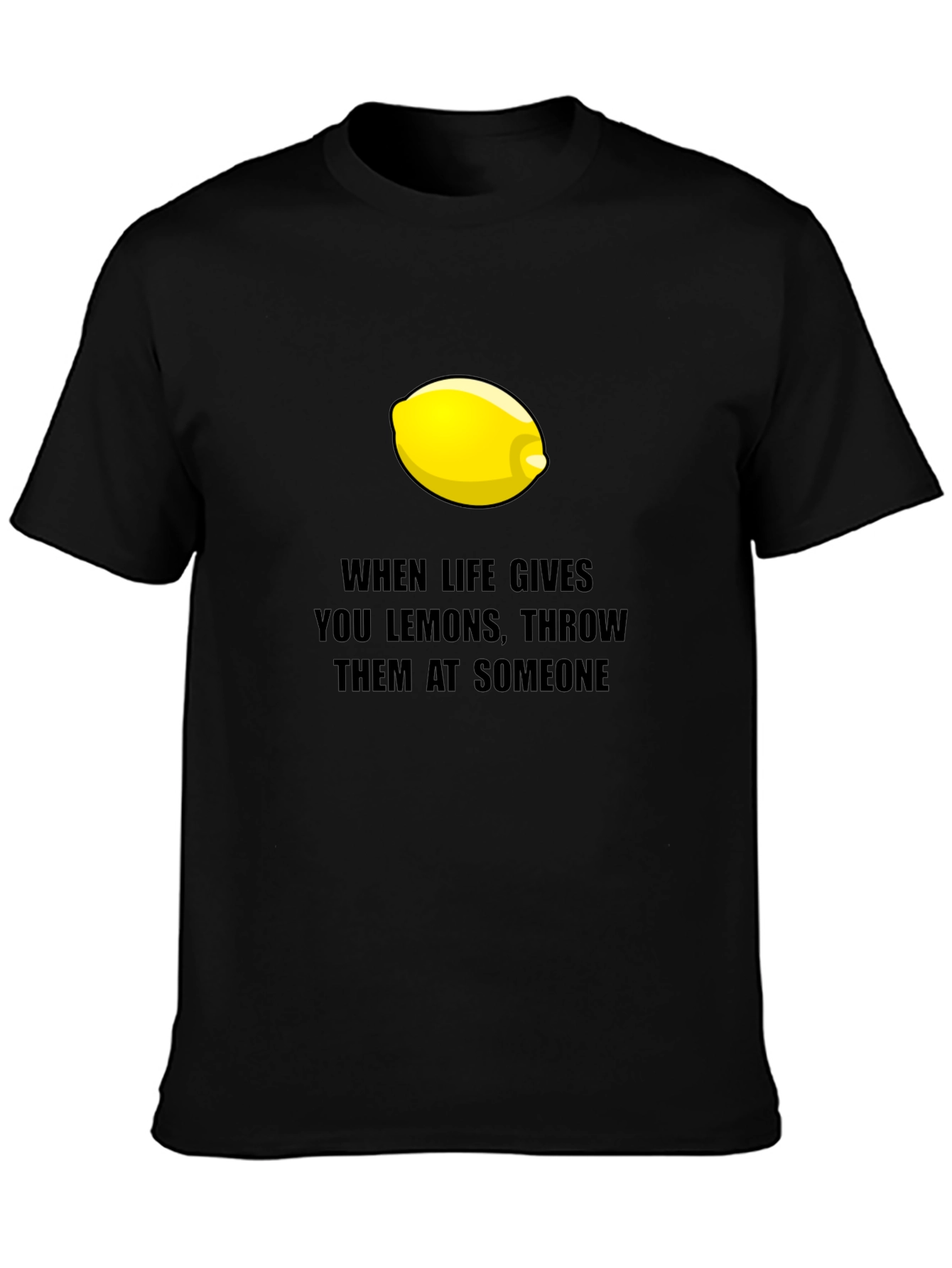 Funny Lemon Graphic T-Shirt - When Life Gives You Lemons
