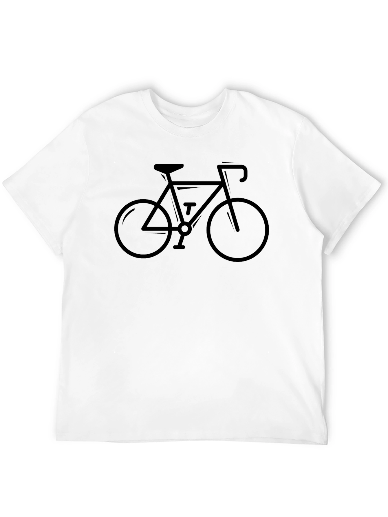 Bike Graphic Tee - Casual Black T-Shirt