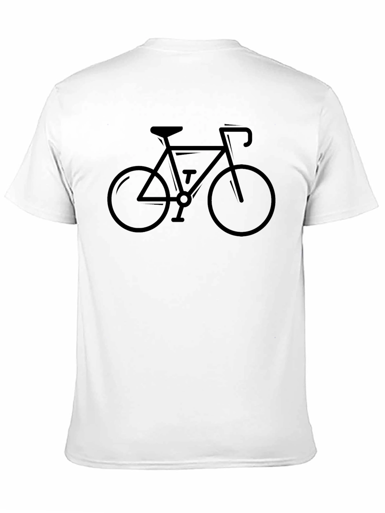 Bike Graphic Tee - Casual Black T-Shirt