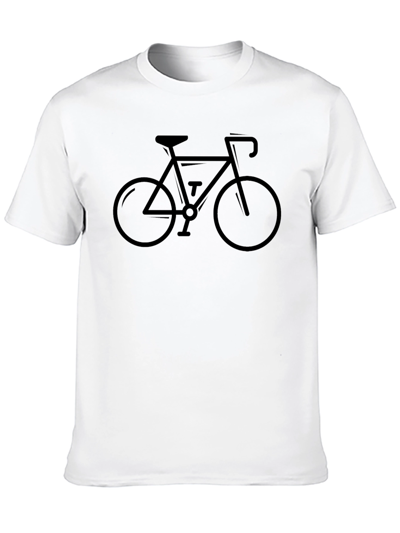 Bike Graphic Tee - Casual Black T-Shirt