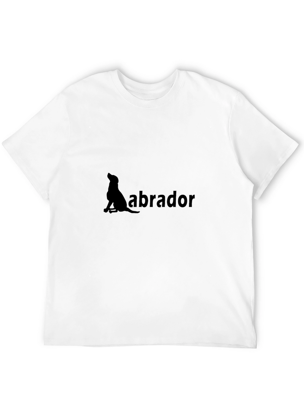 Labrador Dog Graphic Print T-Shirt