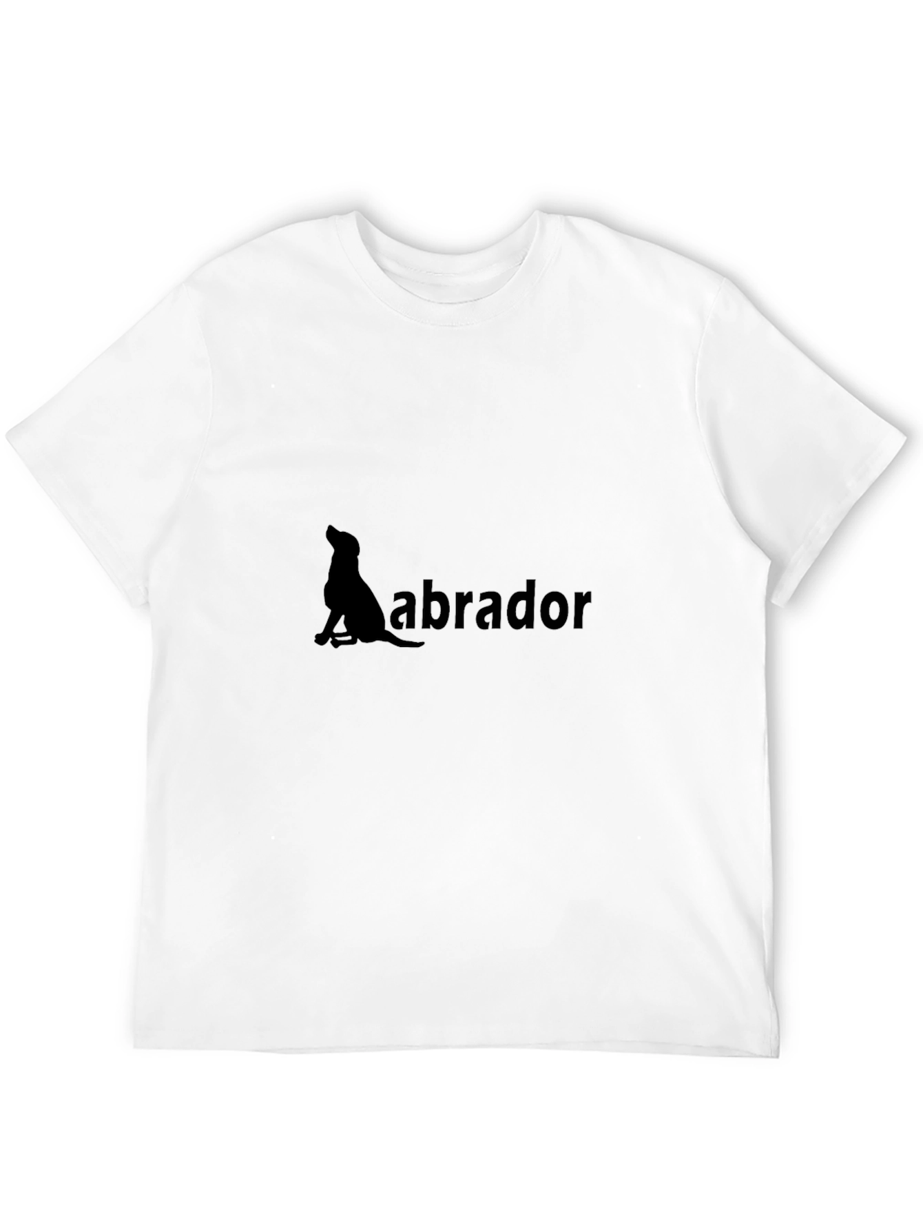 Labrador Dog Graphic Print T-Shirt