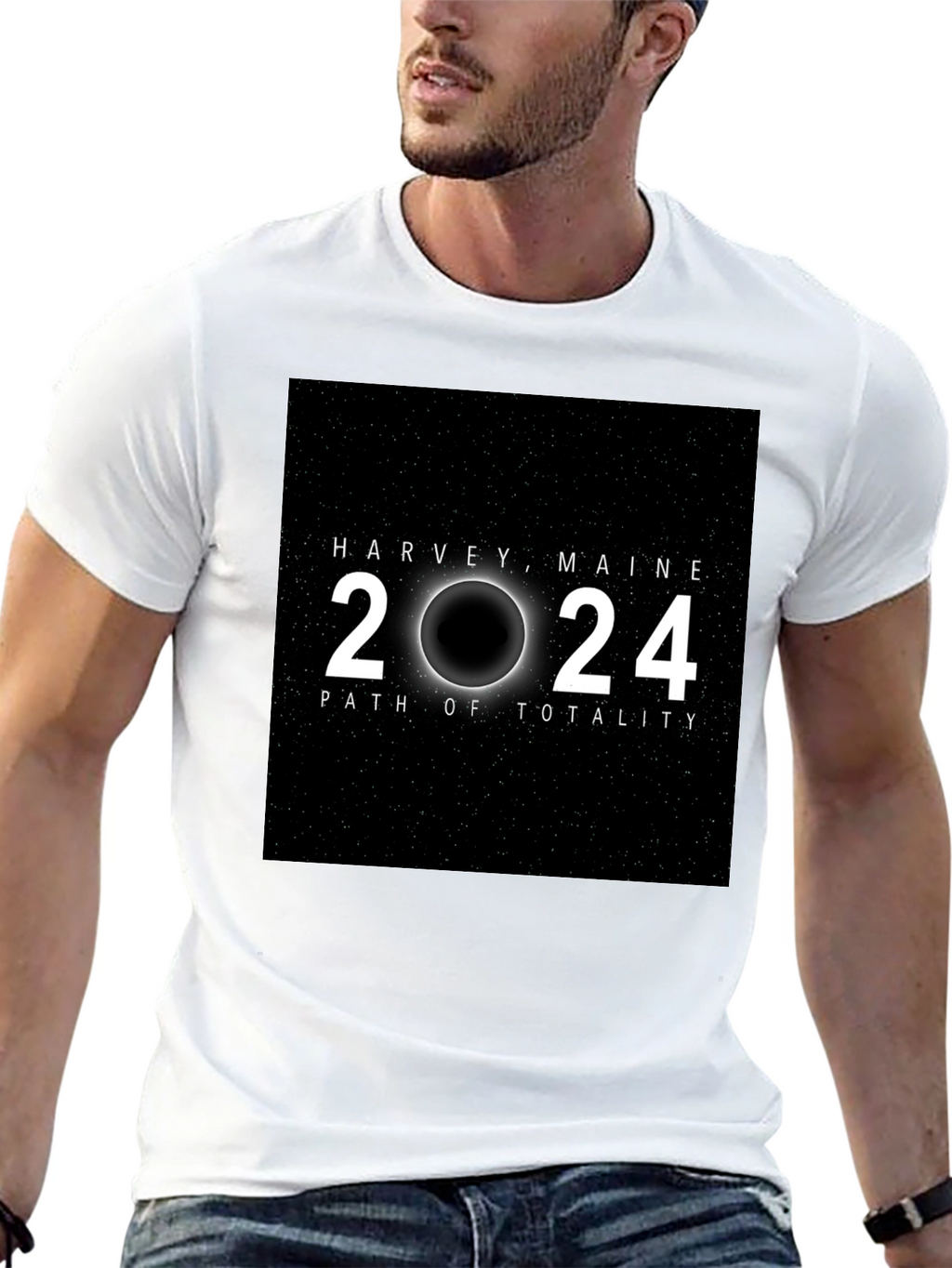 Harvey Maine 2024 Eclipse T-Shirt