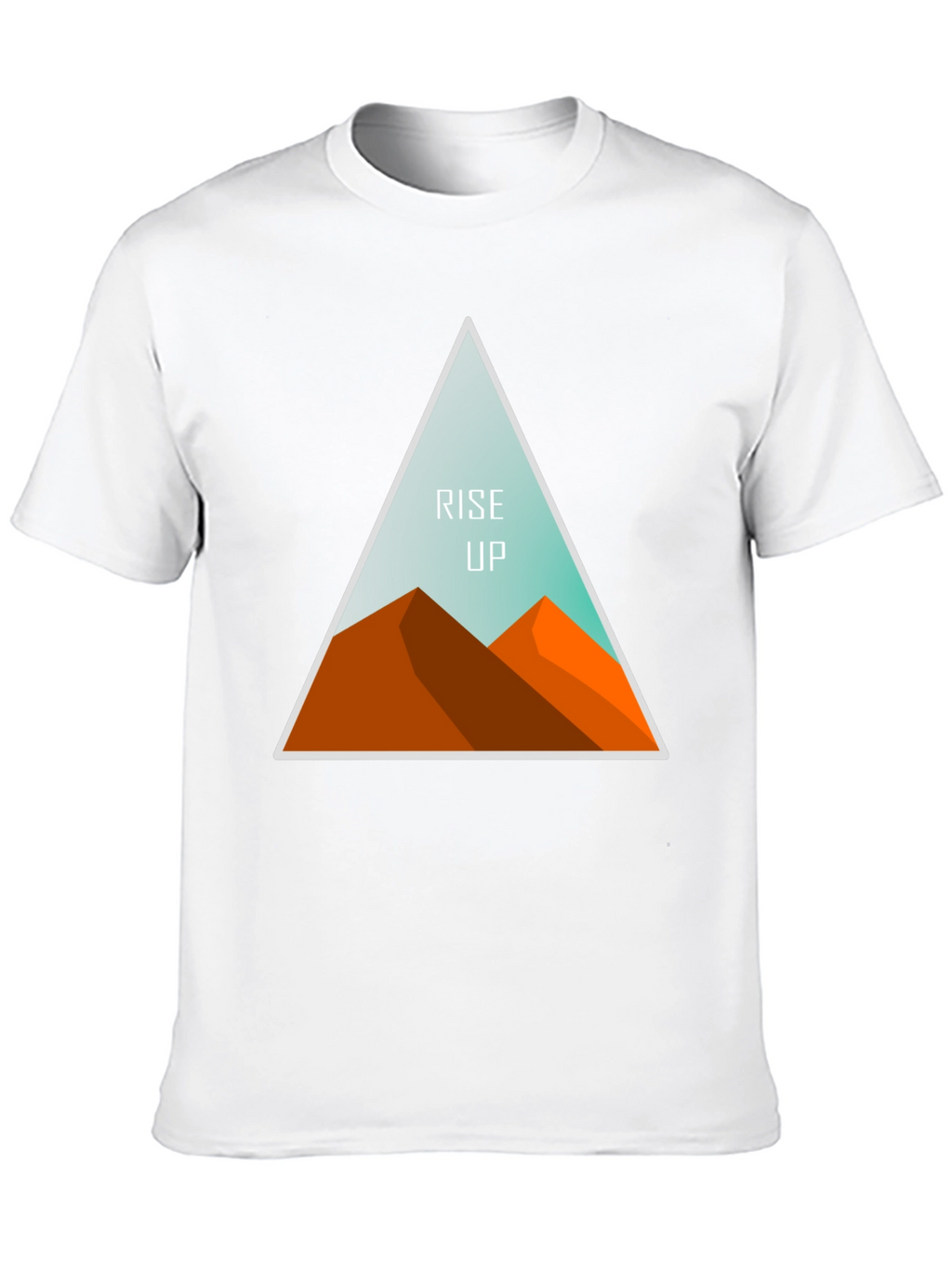 Rise Up Graphic Tee - Black Cotton Blend