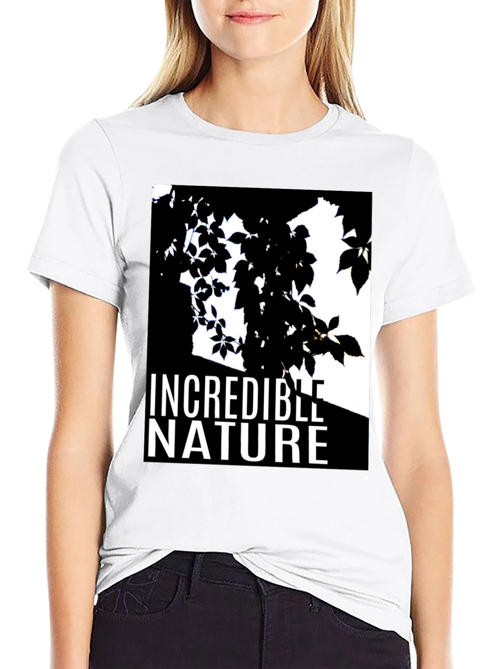 Incredible Nature Graphic T-Shirt - Black Cotton Tee