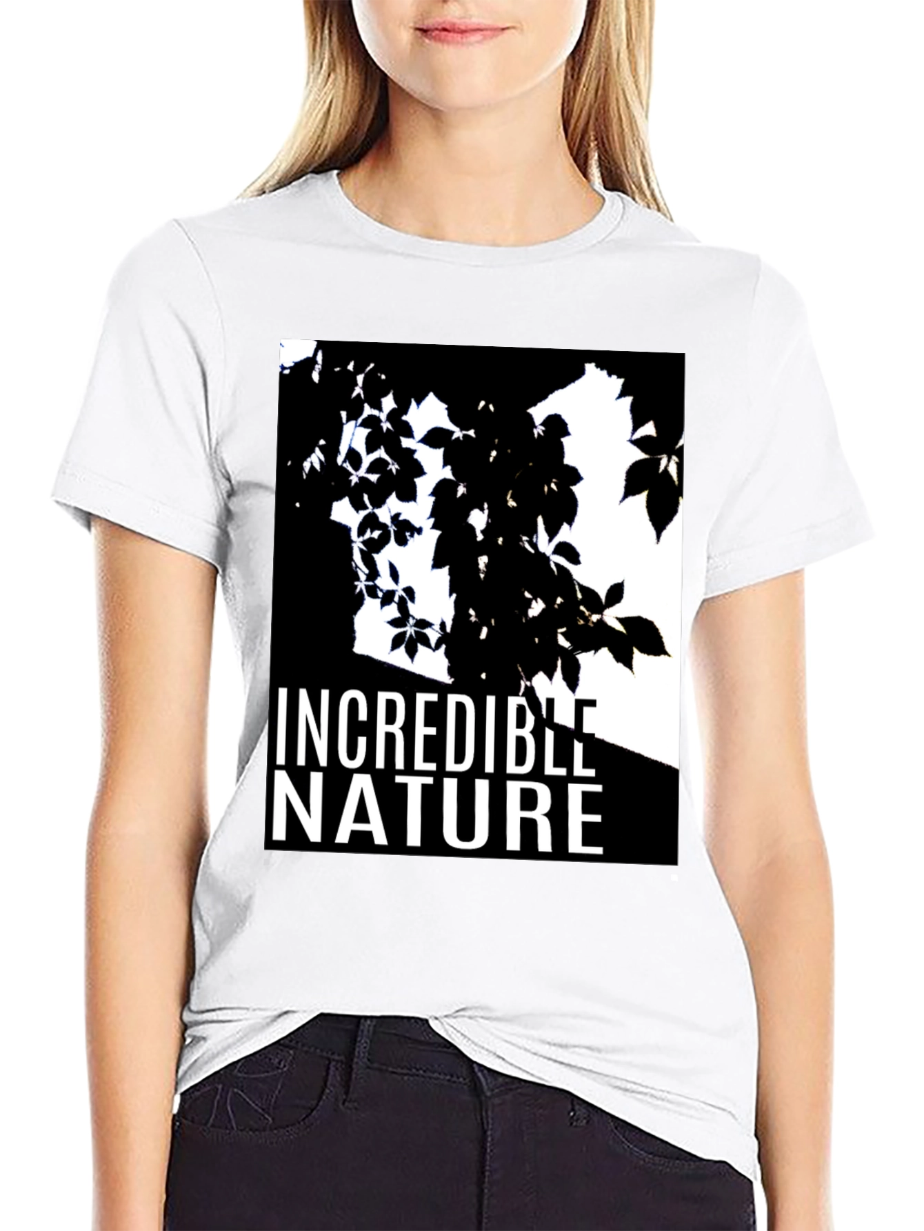 Incredible Nature Graphic T-Shirt - Black Cotton Tee