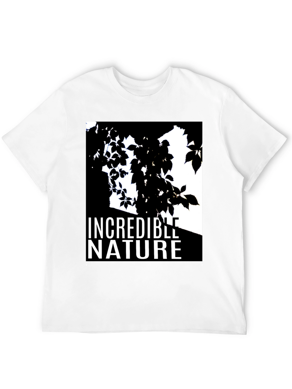 Incredible Nature Graphic T-Shirt - Black Cotton Tee
