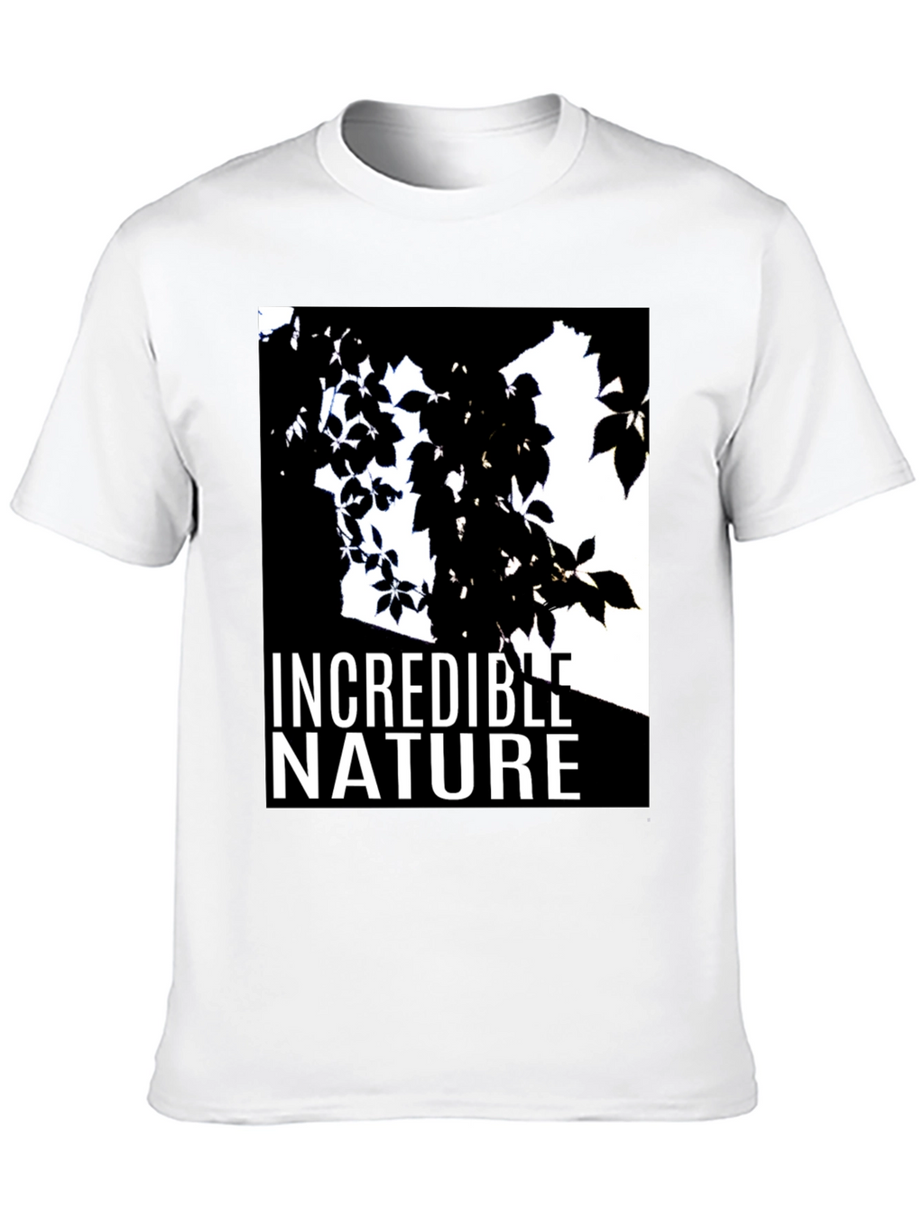 Incredible Nature Graphic T-Shirt - Black Cotton Tee