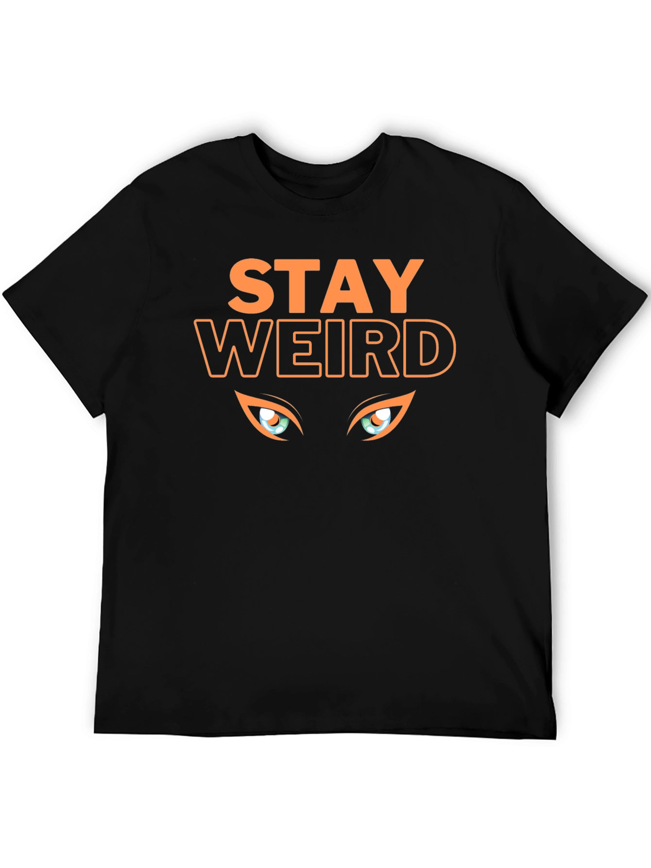 Stay Weird Graphic Tee - Black