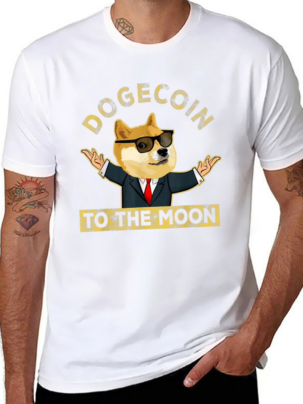 Dogecoin to the Moon T-Shirt