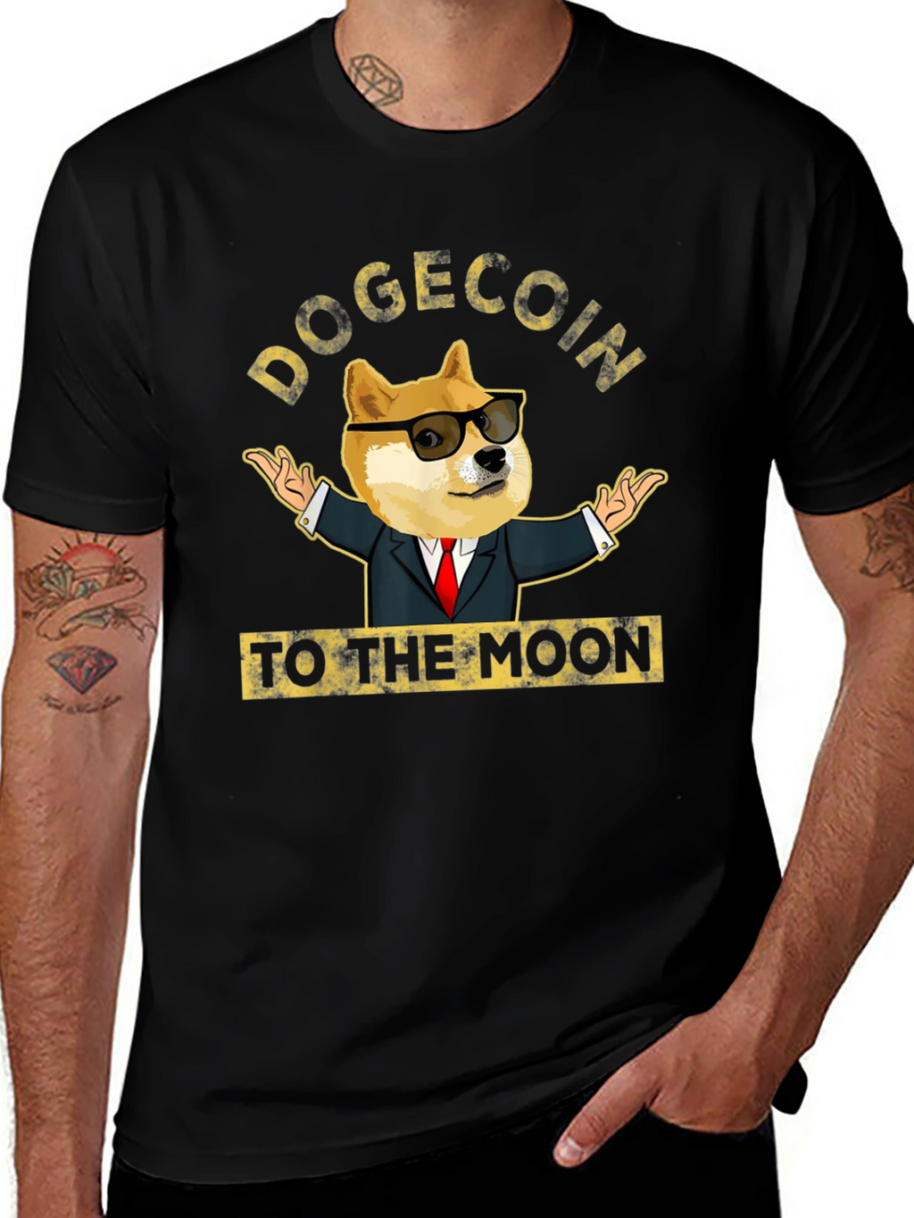 Dogecoin to the Moon T-Shirt