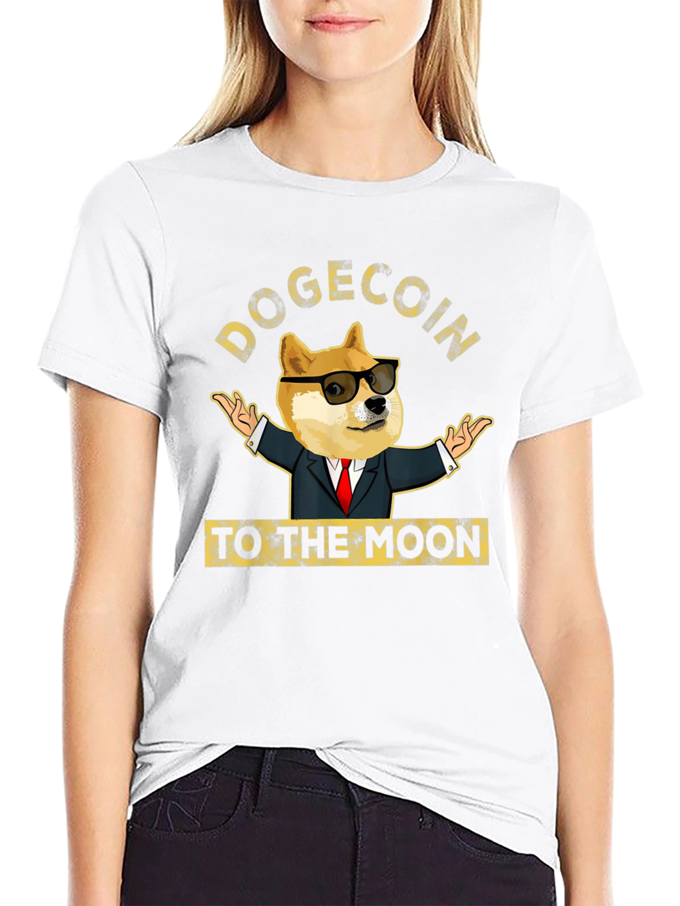 Dogecoin to the Moon T-Shirt