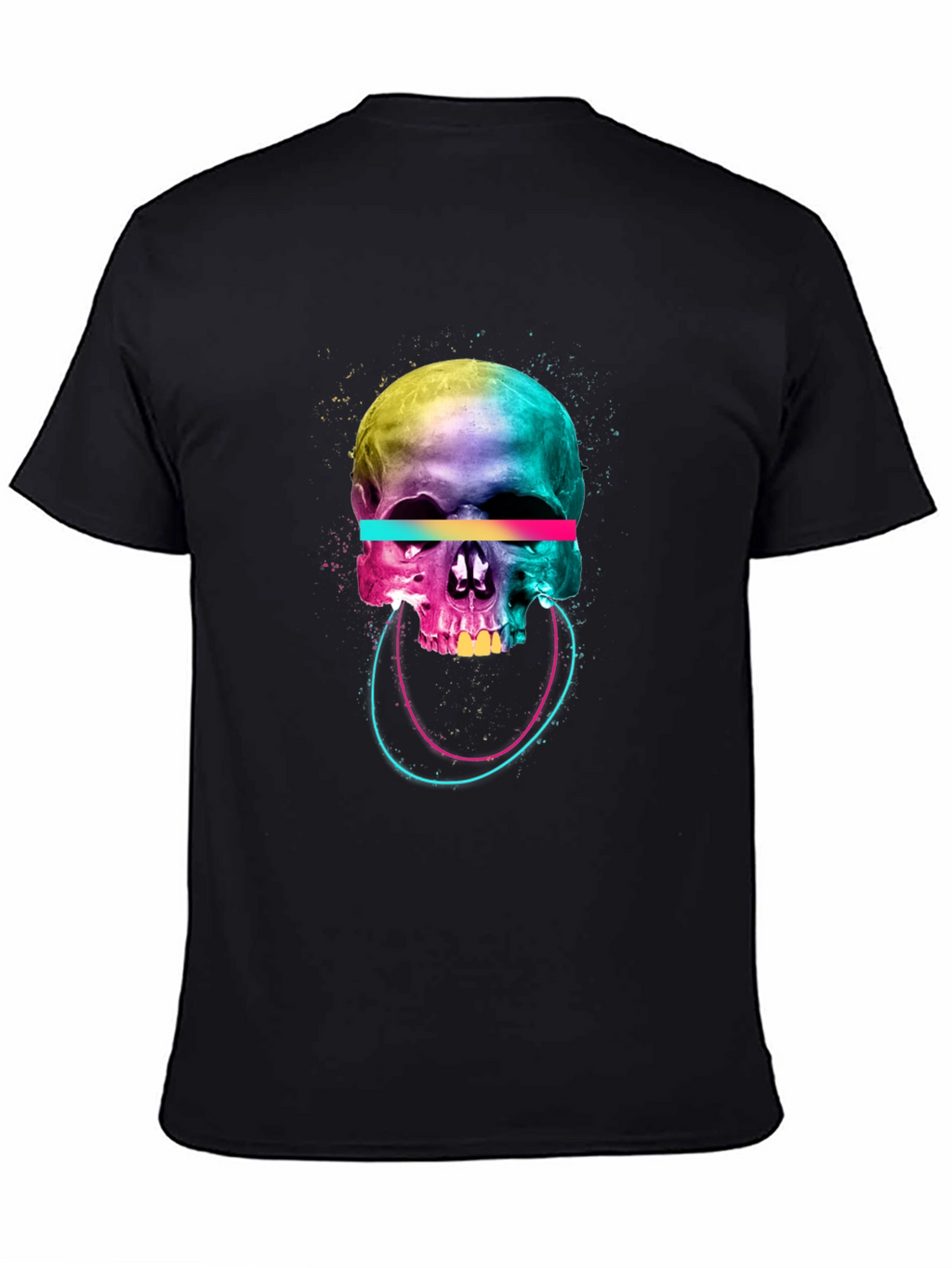 Vibrant Skull Graphic Tee - Unique Design