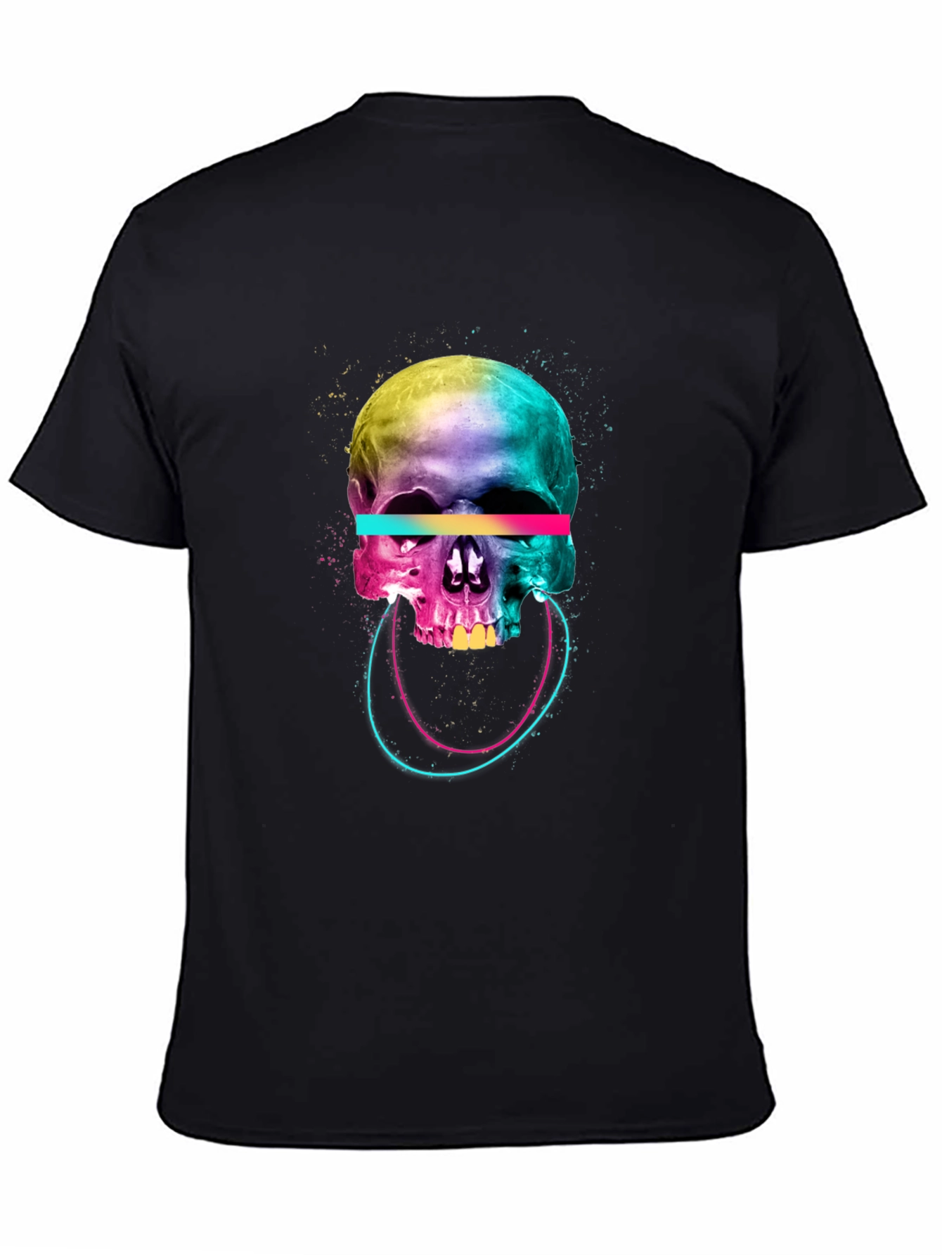 Vibrant Skull Graphic Tee - Unique Design