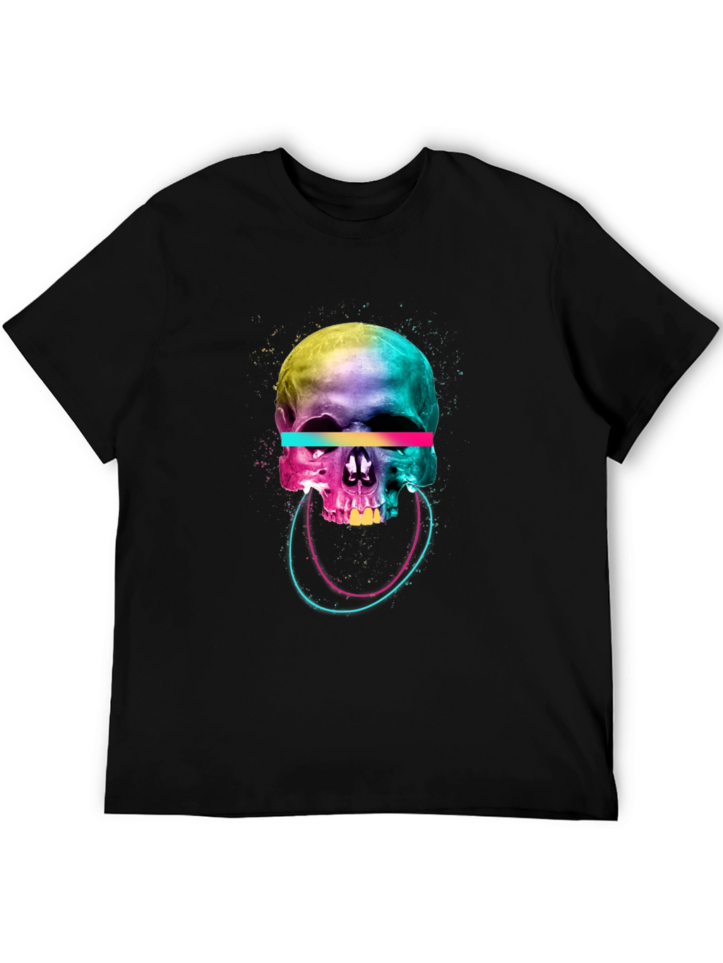 Vibrant Skull Graphic Tee - Unique Design