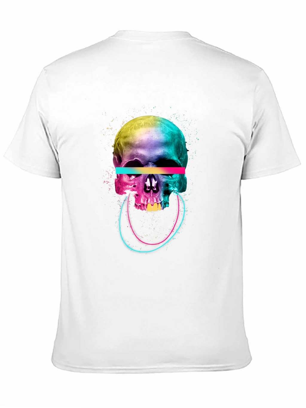Vibrant Skull Graphic Tee - Unique Design