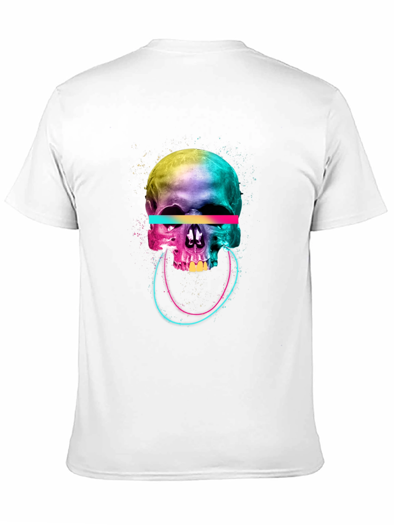 Vibrant Skull Graphic Tee - Unique Design