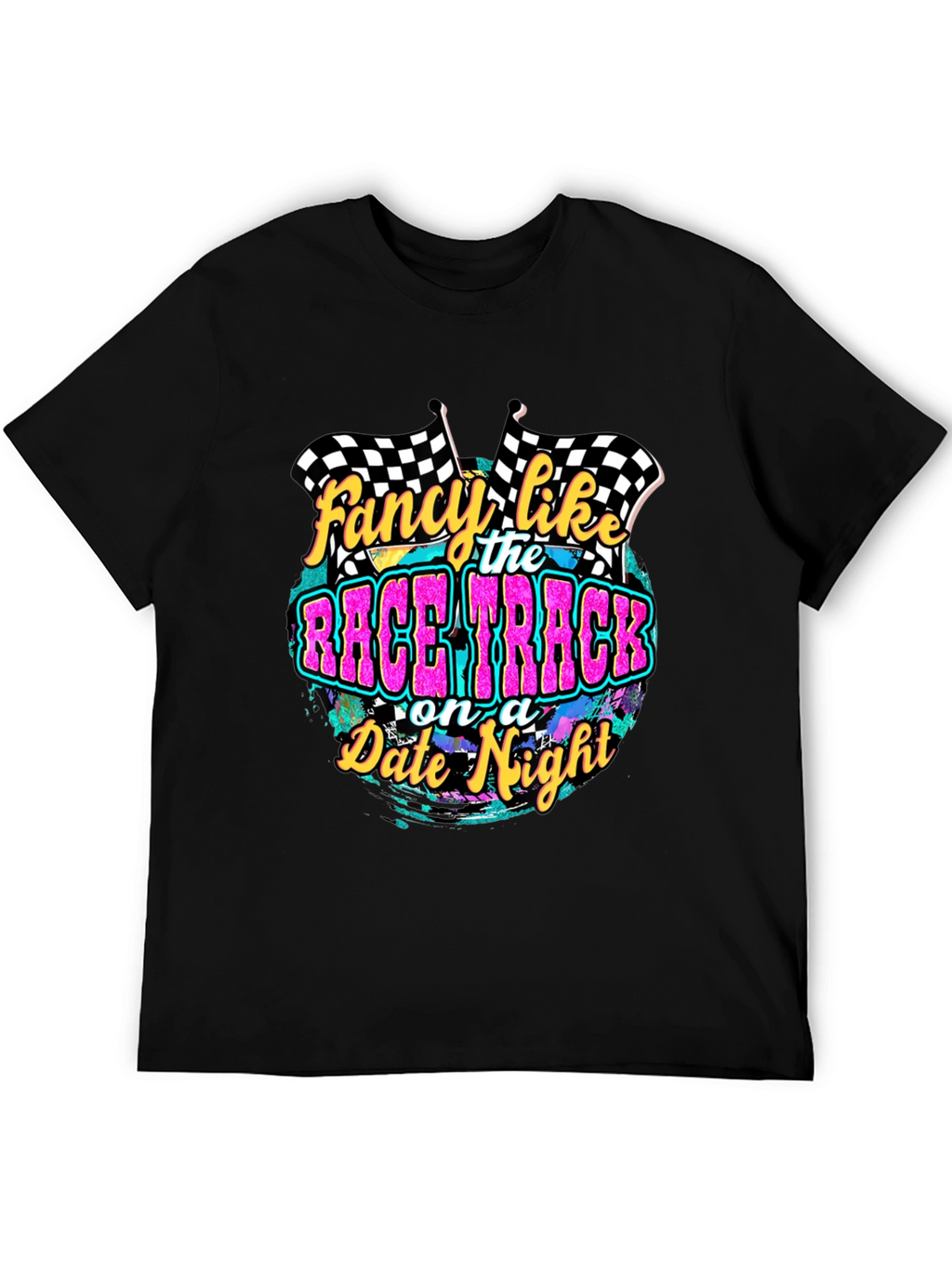 Race Track Date Night Graphic T-Shirt