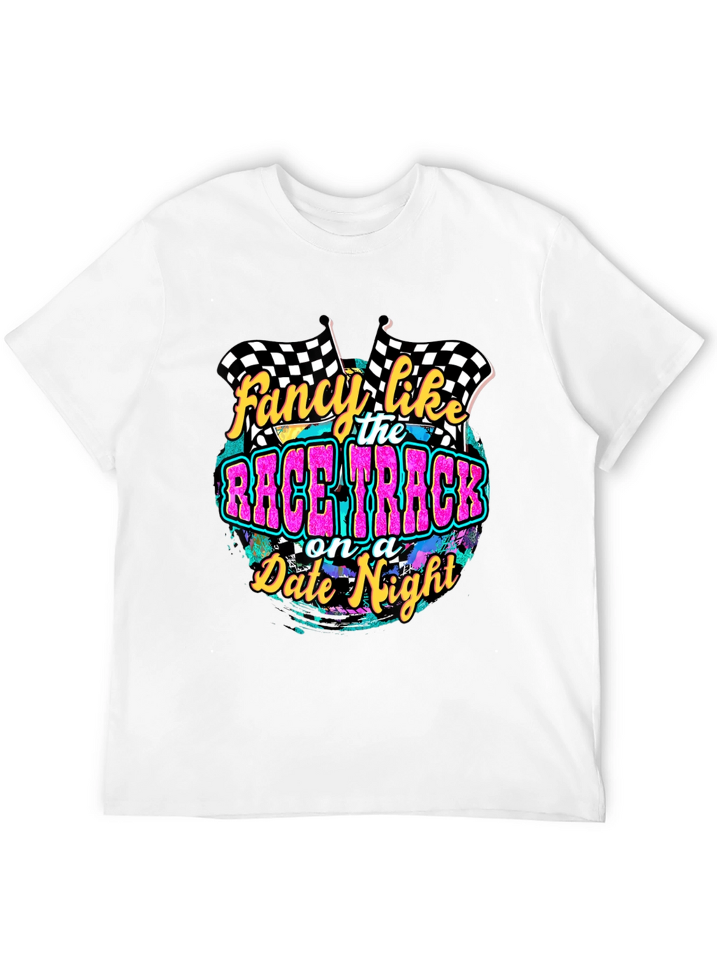 Race Track Date Night Graphic T-Shirt