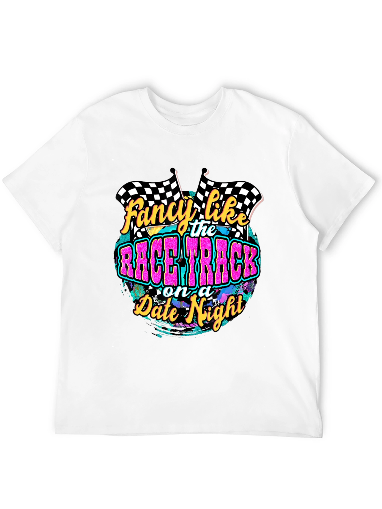 Race Track Date Night Graphic T-Shirt